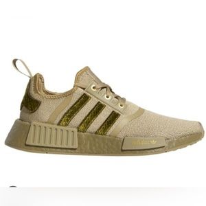 Adidas Originals NMD R1 Green Velvet Stripes Shoes